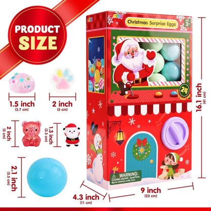 JOLLIA Adventskalender 2026 Kerst Gachapon Squishy Speelgoed 24 Stuks,&Halloween Adventskalender